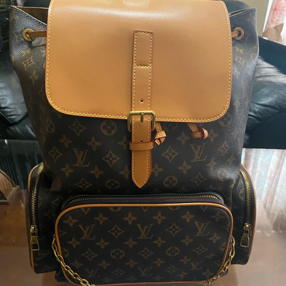 Louis Vuitton Trio Brown Monogram Canvas Backpack